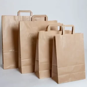 Bolsas Reciclables de Papel con Asa